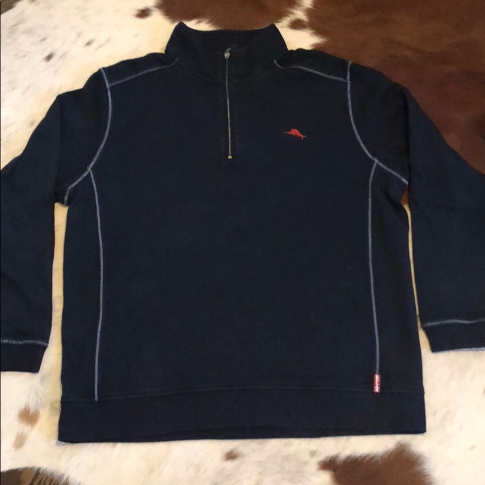 Navy 1/4 Zip Pull over sweater